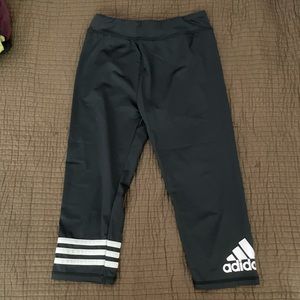 Black Adidas Capris
